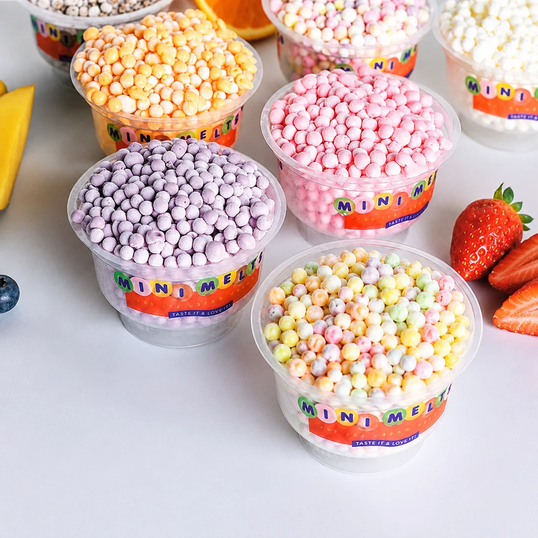 Different flavours of Mini Melts